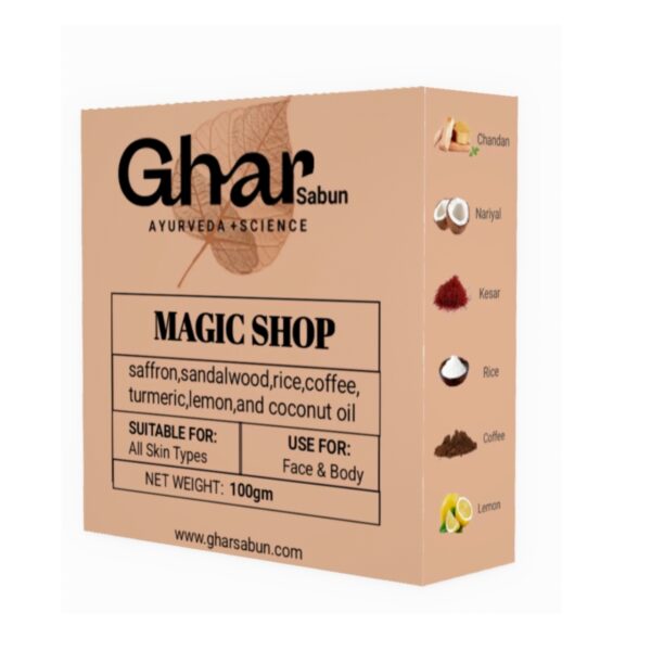 Magic Sabun (Sandal Wood and Saffron Soap) - Image 2