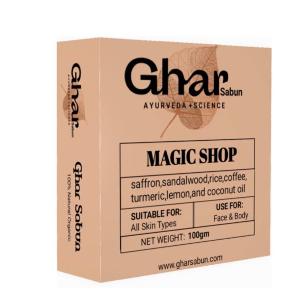 Magic Sabun (Sandal Wood and Saffron Soap) - Image 3